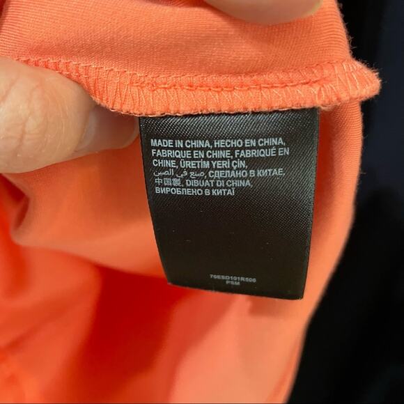 Bebe Orange One Shoulder Baddie Bodycon Mini Dress XS Y2K Asymmetrical Party - Picture 8 of 11